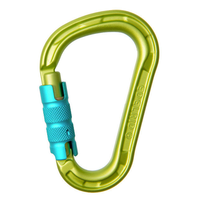 Edelrid HMS Magnum Triple Triact-Lock Aluminum Carabiner - Green from GME Supply