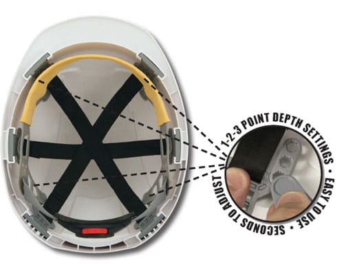 JSP 6151 Evolution Deluxe Short Brim Safety Helmet - GME Supply