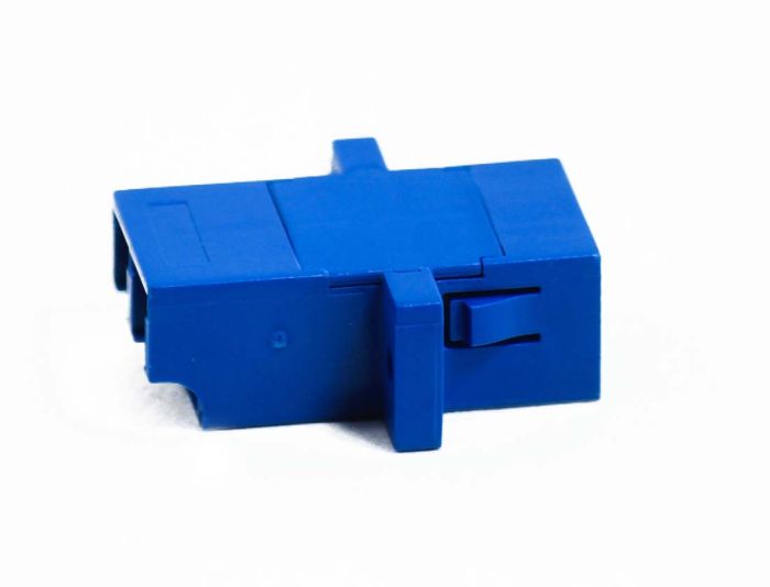 FIS LC Adapter Duplex Blue Singlemode Style 3 SC Footprint with Flange from GME Supply