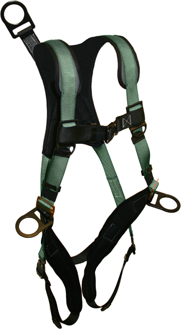 French Creek STRATOS Full Body Harnesses Bayonet Leg Buckles with 12 Inch Extension from GME Supply