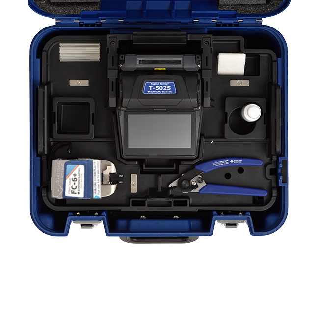 Sumitomo Electric Smart Active Clad Alignment Fusion Splicer Kit with FC-6RPlus Cleaver from GME Supply