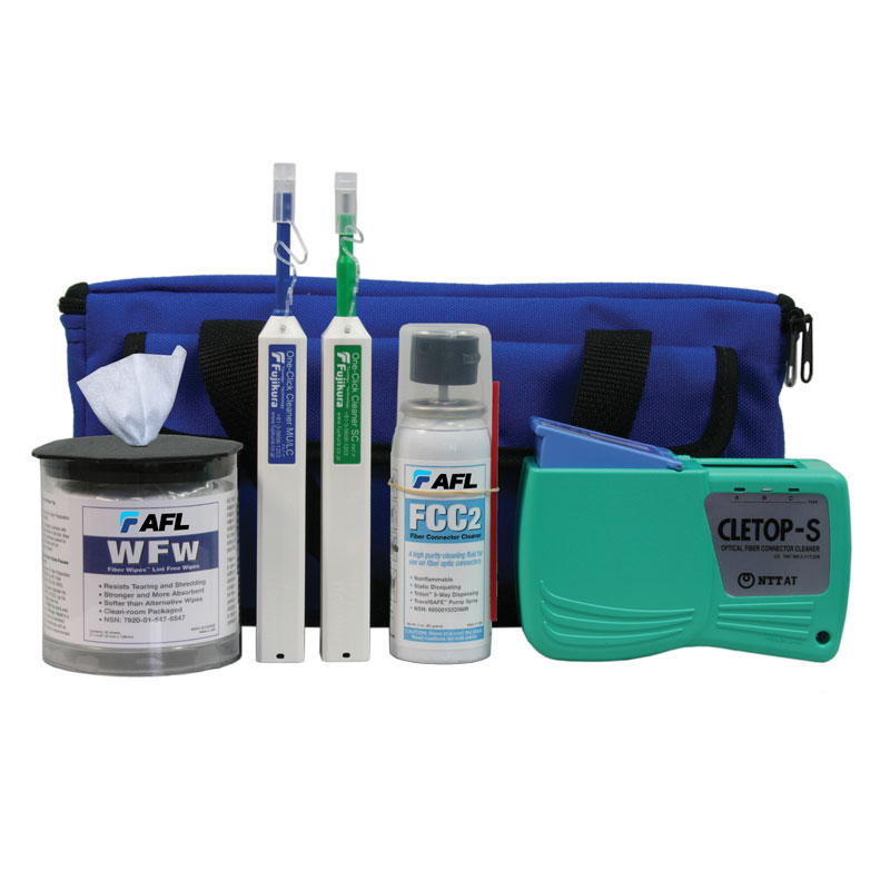 AFL Basic Fiber Cleaning Kit with Case from GME Supply