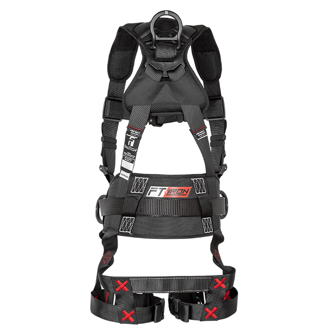 FallTech Iron 3 D-Ring Construction Harness with Quick Connect Legs from GME Supply