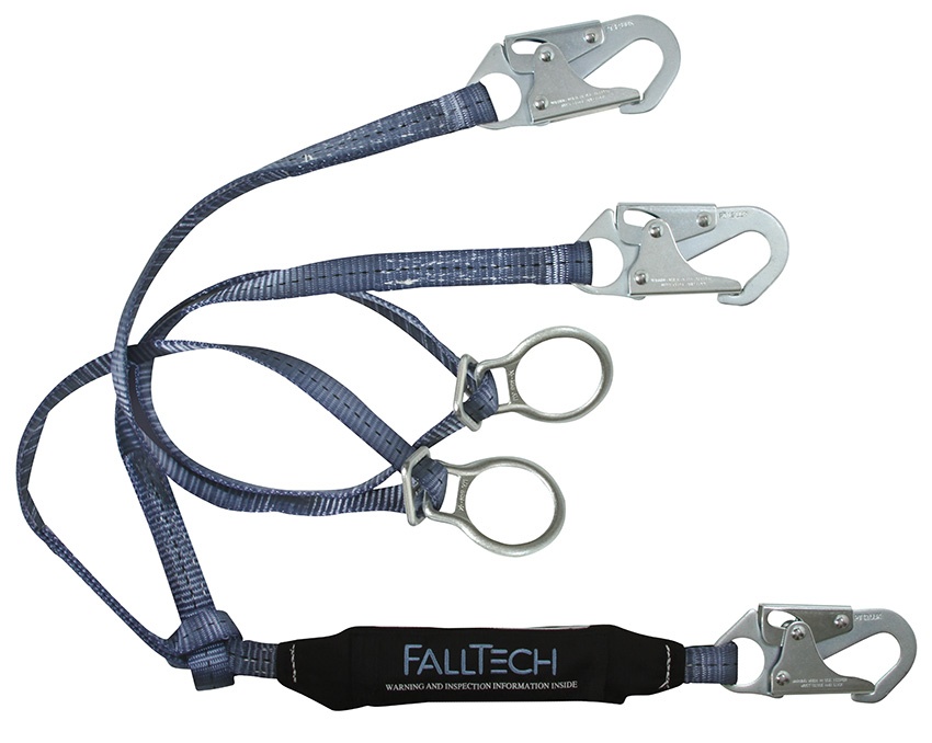 FallTech ViewPack Y-Leg Snap Hook Tie-Back Lanyard from GME Supply