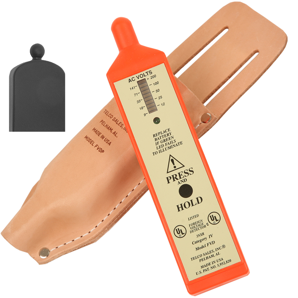 Foreign Voltage Detector with Cap & Pouch from GME Supply
