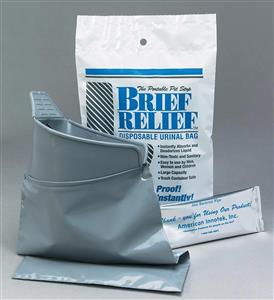 Brief Relief Liquid Waste Bag- Case of 100 from GME Supply