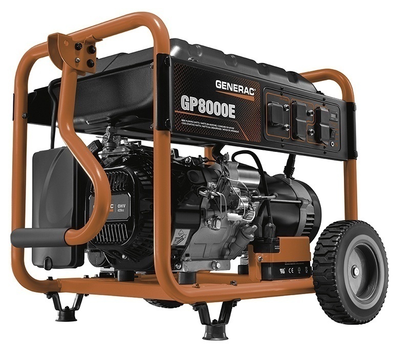 Generac gp8000e portable generator gme supply