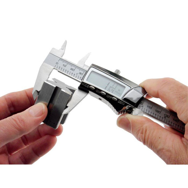 General Tools Digital Fractional Caliper with Extra-Large LCD Screen from GME Supply