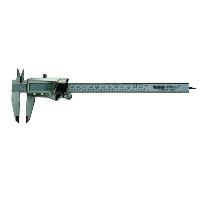 General Tools 8 Inch Steel Digital Caliper from GME Supply