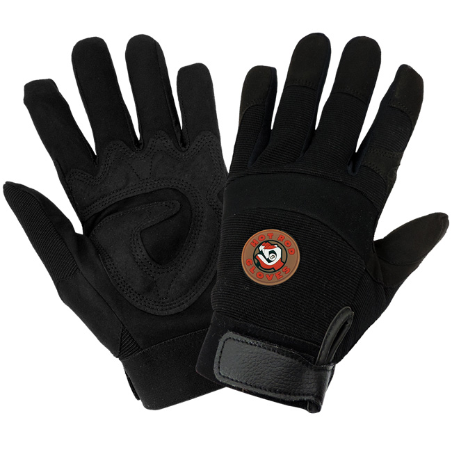 Global Glove Hot Rod Synthetic Leather Mechanics Gloves from GME Supply