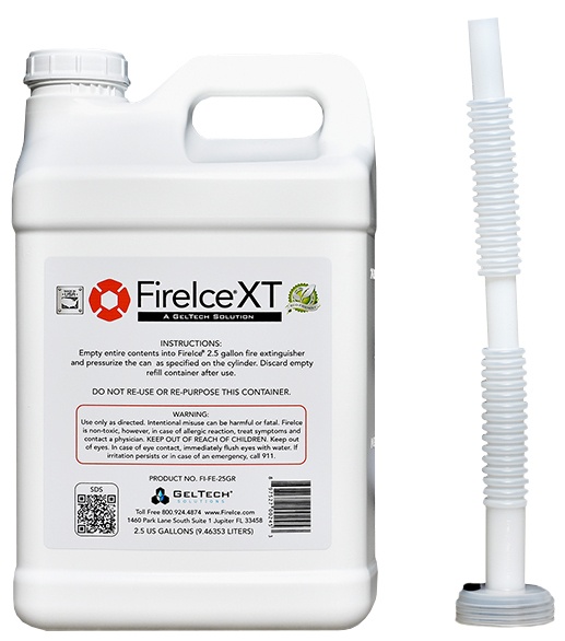 GelTech FireIce XT 2.5 Gallon Pre-Mixed Refill from GME Supply