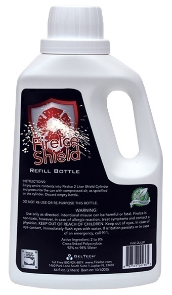 GelTech FireIce Shield 64 FL OZ Pre-Mixed Refill from GME Supply