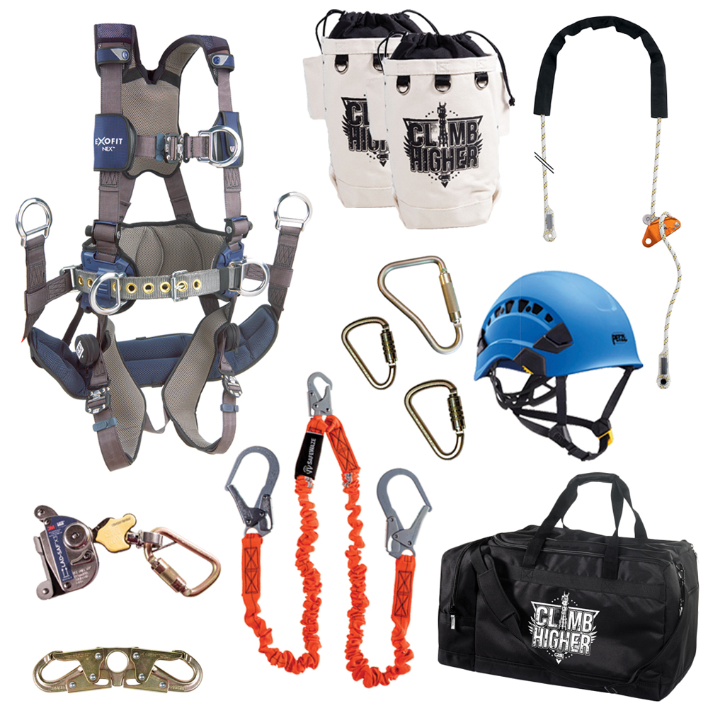 GME Supply 90005 ExoFit NEX Tower Climbing Harness Kit Bundled Product