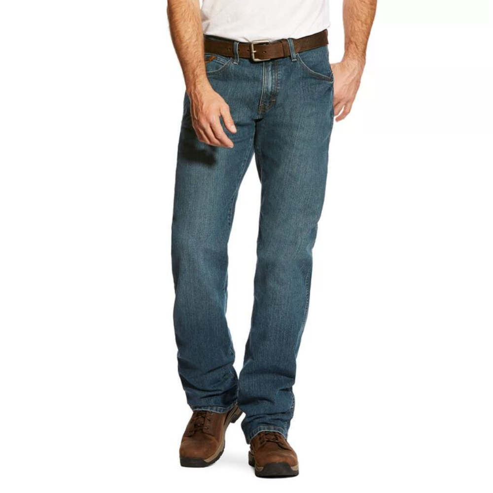 Jeans Rebar DuraStretch Riverte Straight Leg Jean Nightride di Ariat