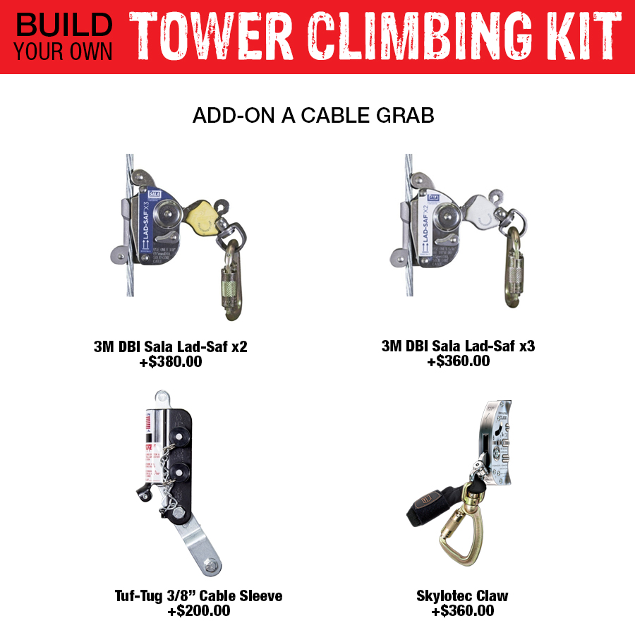 GME Supply 90099 Build Your Own Tower Climbing Kit - Add-On Cable Grab from GME Supply