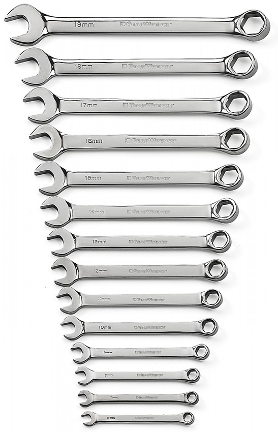 GearWrench 14 Piece 6 Point Combination Metric Wrench Set from GME Supply