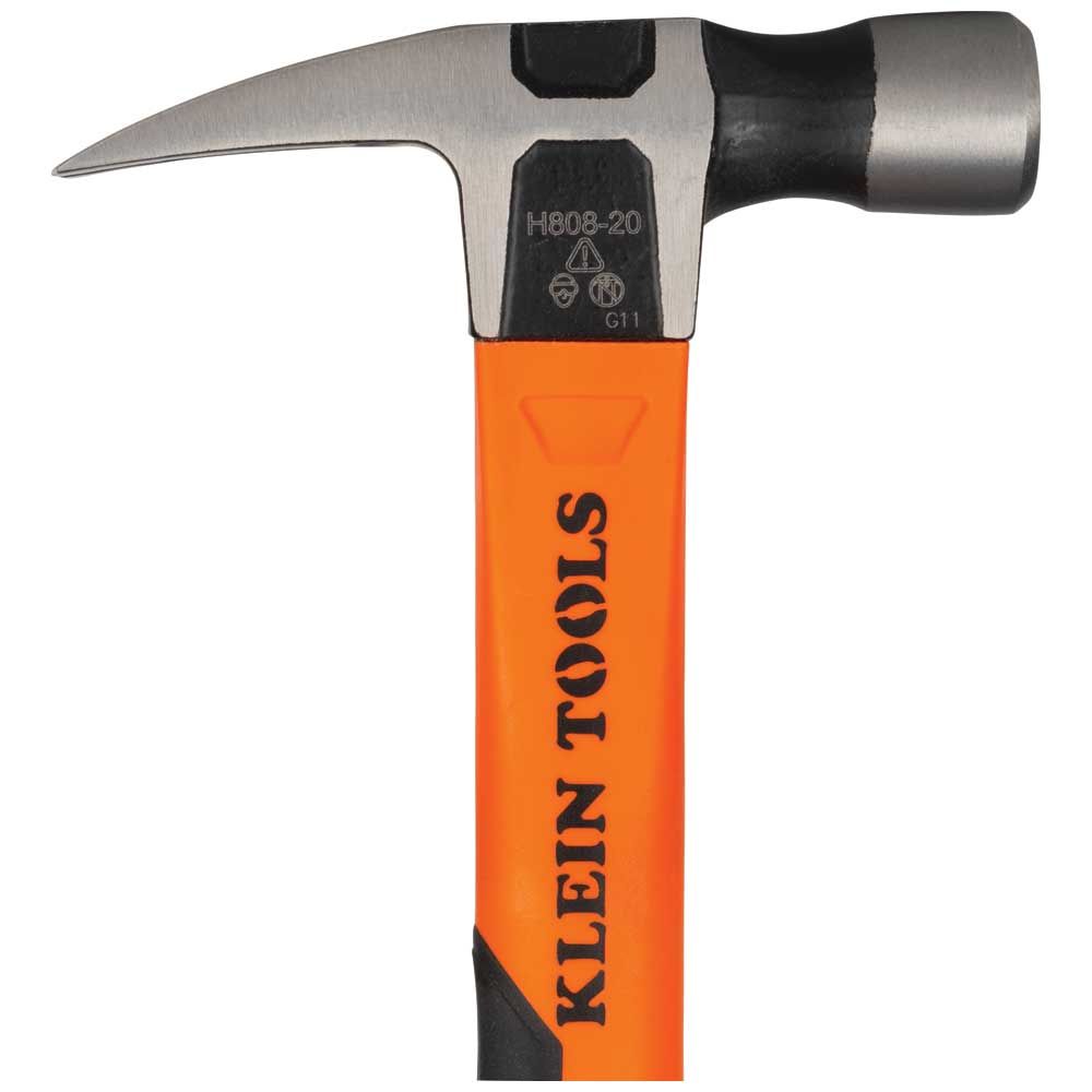 Klein Tools 20 Ounce 13 Inch Straight Claw Hammer from GME Supply