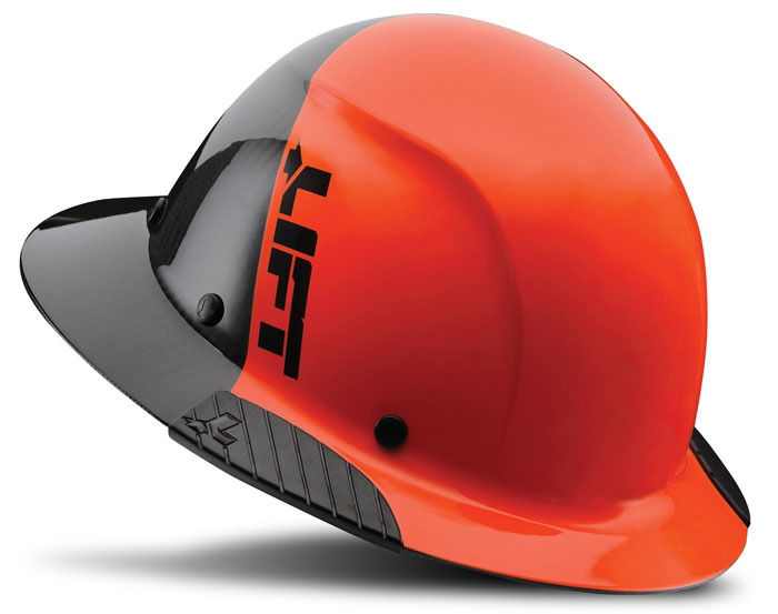 Lift Safety DAX Fifty 50 Carbon Fiber Full Brim Hardhat from GME Supply