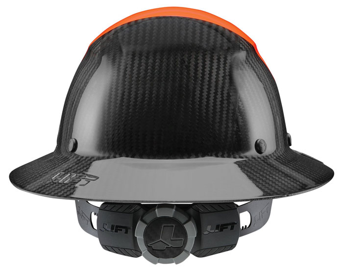 Lift Safety DAX Fifty 50 Carbon Fiber Full Brim Hardhat from GME Supply