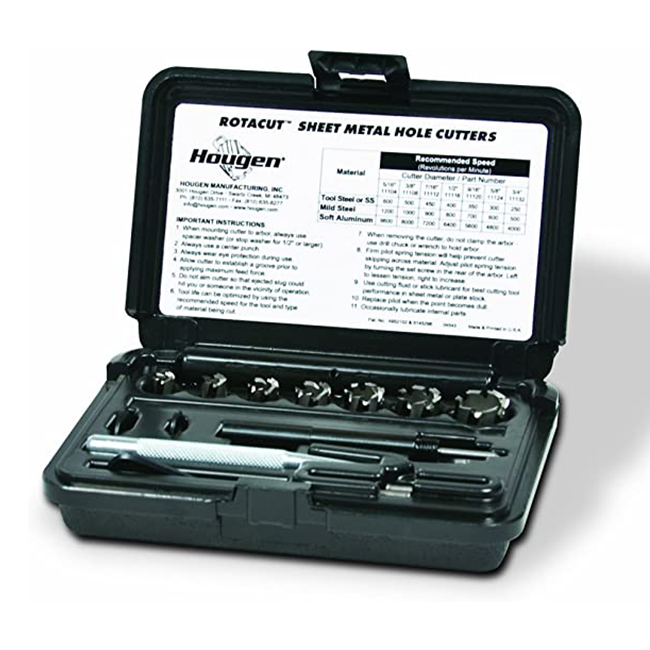 Hougen RotaCut Sheet Metal Cutter Kit from GME Supply