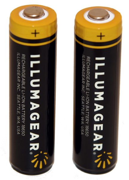 18650 LITHIUM ION RECHARGEABLE BATTERIES (2-PACK) – ILLUMAGEAR