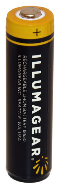 Illumagear 18650 Lithium Ion Rechargeable Batteries 2-Pack from GME Supply