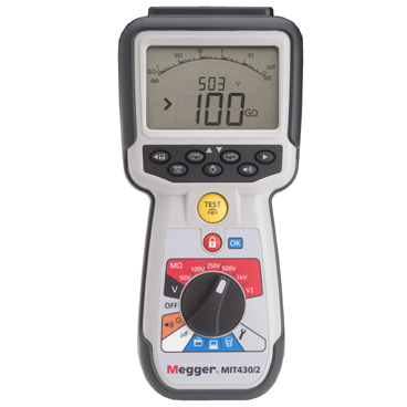 Megger MIT400-2 CAT IV Insulation Tester from GME Supply