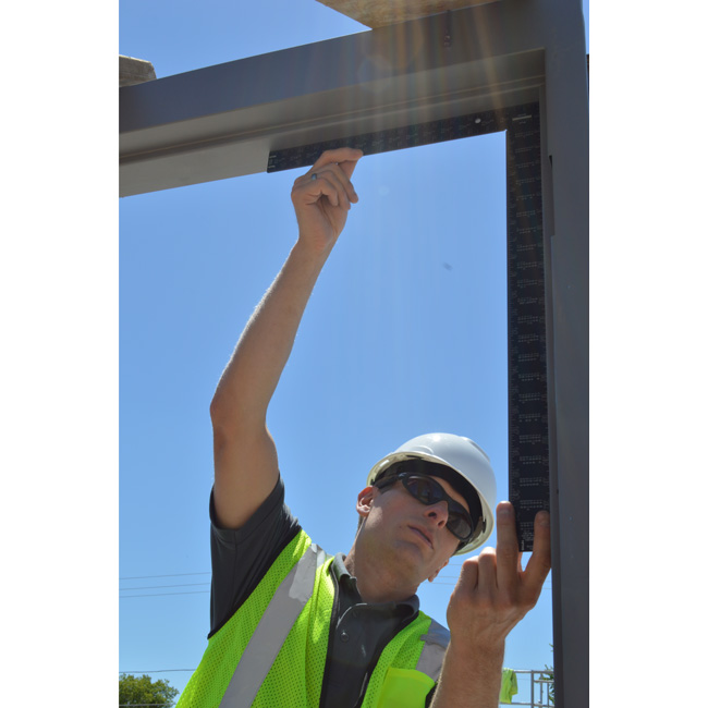 Johnson Level 16 Inch x 24 Inch Black Aluminum Framing Square from GME Supply