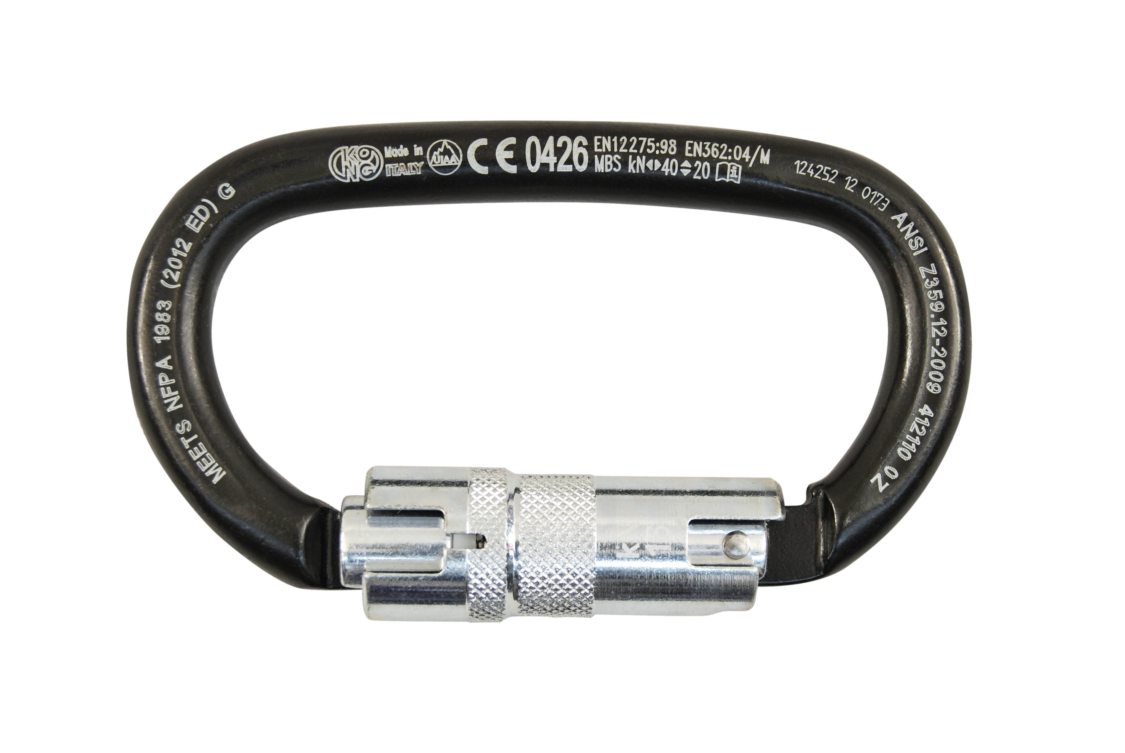 Kong Ovalone ANSI Carbon Carabiner from GME Supply