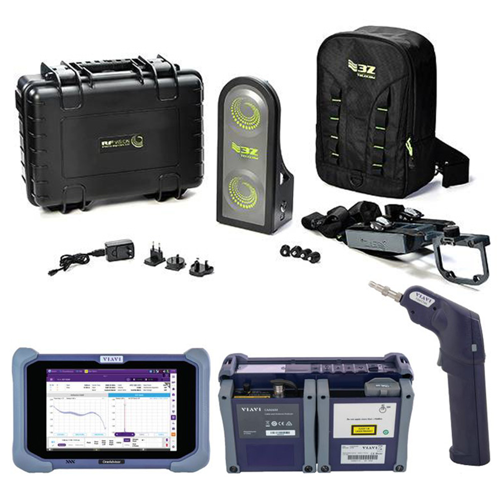 Viavi OneAdvisor 800 OTDR/CAA and 3Z RF Vision Antenna Alignment Tool Bundle with Scope from GME Supply