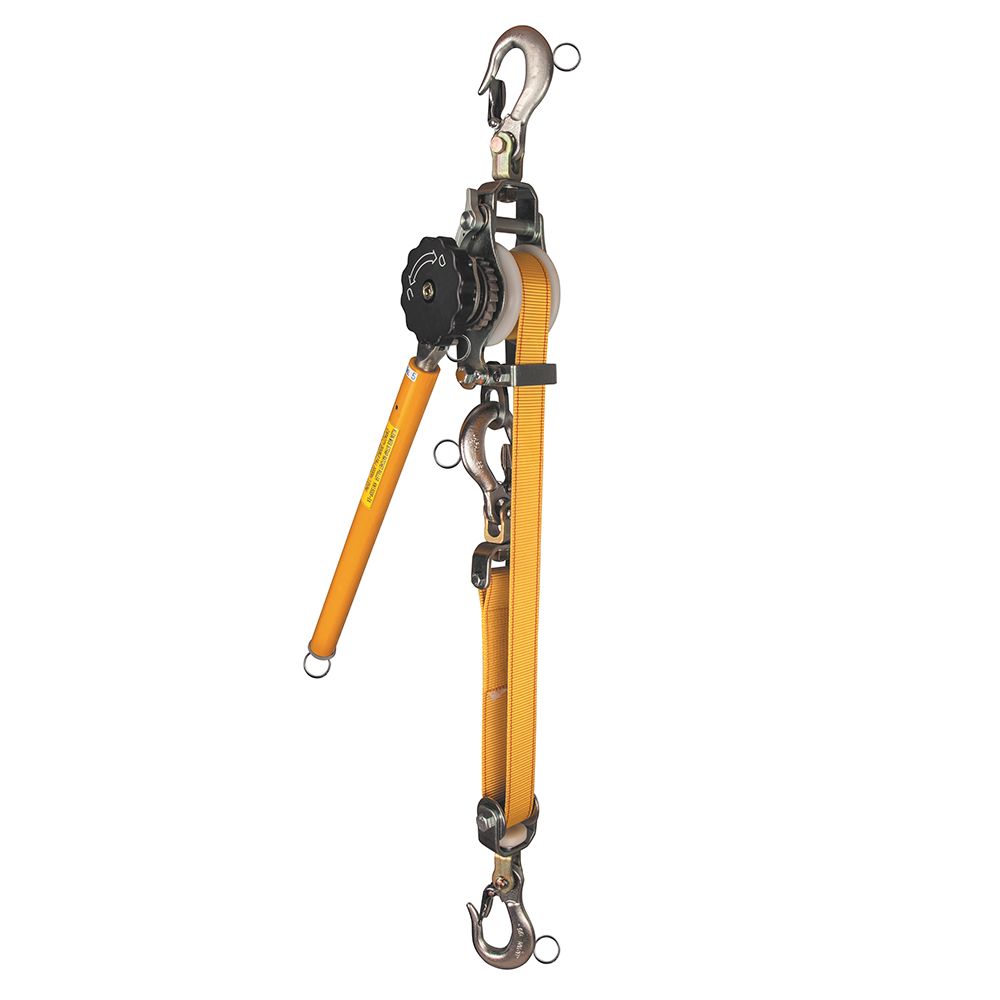 Klein Tools Web-Strap Ratchet Hoist with Hot Rings from GME Supply