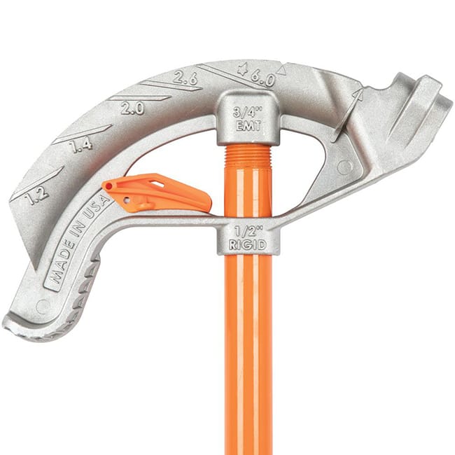 Klein Tools Aluminum Conduit Bender Full Assembly with Angle Setter