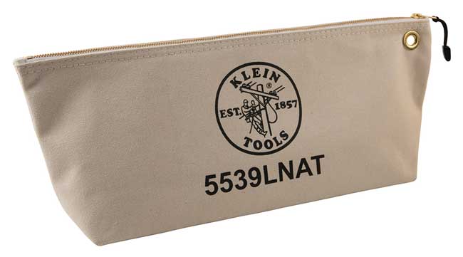 Klein Tools Large Canvas Zipper Bag from GME Supply