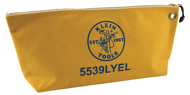 Klein Tools Large Canvas Zipper Bag from GME Supply