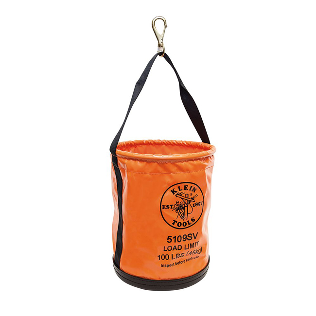 Klein Tools Vinyl Tool 12 Inch Bucket with Swivel Snap from GME Supply