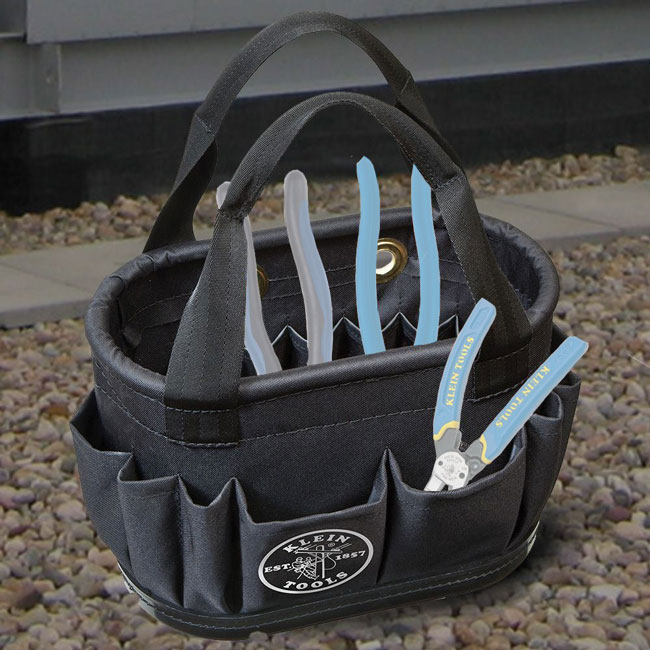 Klein Tools 29-Pocket Hard-Body Aerial Bucket from GME Supply