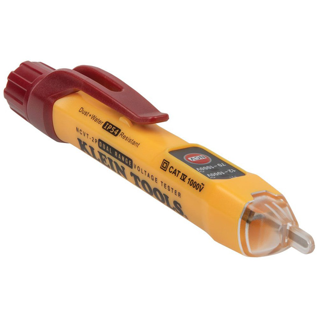 Klein Tools NCVT-2P Dual Range Non-Contact Voltage Tester from GME Supply