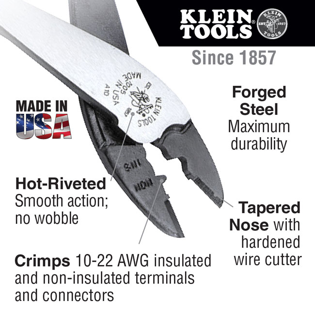 1005 Klein Crimping/Cutting Tool from GME Supply