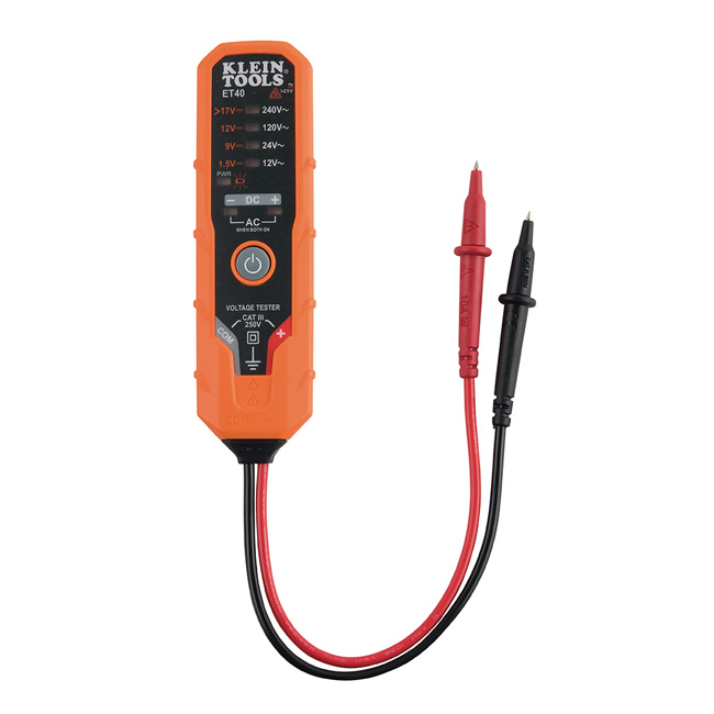 Klein Tools Electronic AC/DC Voltage Tester from GME Supply