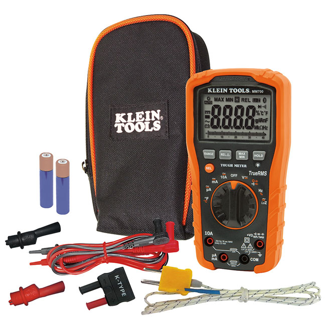 Klein Tools Digital Multimeter TRMS/Low Impedance, 1000V | MM700 from GME Supply