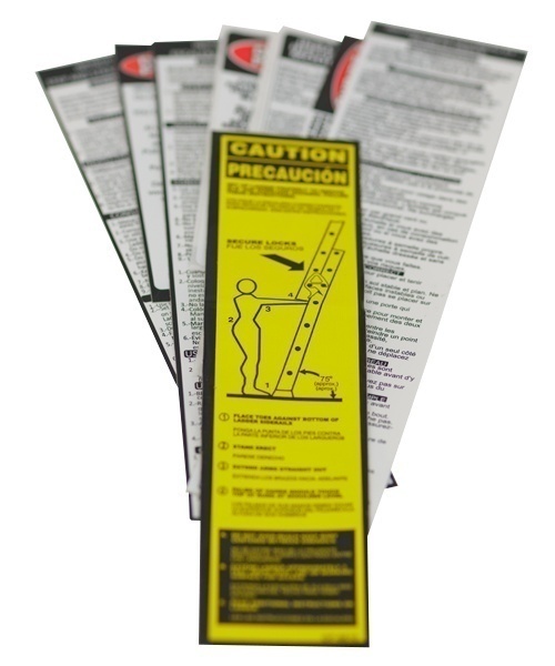 Louisville OSHA Ladder Label Kit