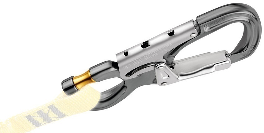 EASHOOK OPEN, Carabiner with gated connection point for