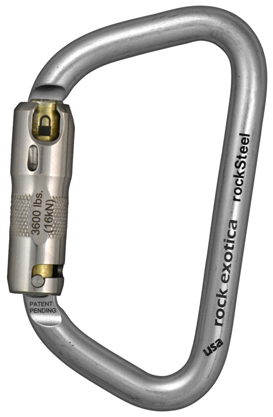 Rock Exotica rockSteel Auto-Lock Carabiner M31 TL M31 TLN from GME Supply