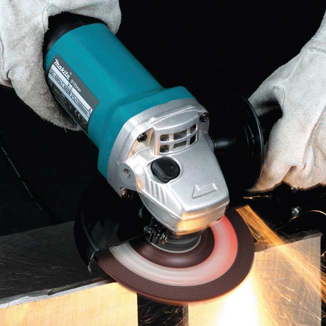 Makita 4-1/2 Inch Paddle Switch Angle Grinder with AC/DC Switch from GME Supply