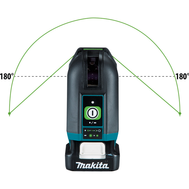 Makita 12V max CXT Lithium-Ion Cordless Self-Leveling Cross-Line/4-Point  Green Beam Laser Kit