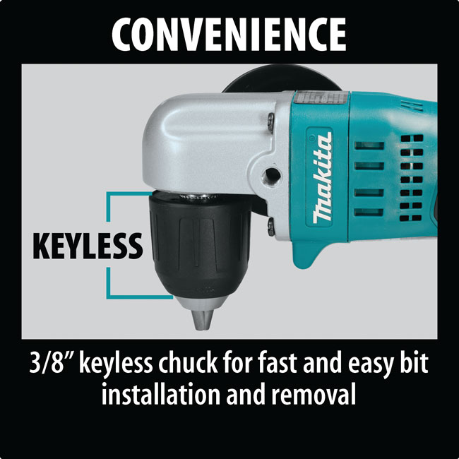 Makita 18V LXT Lithium-Ion Cordless 3/8 Inch Angle Drill (Bare Tool) from GME Supply