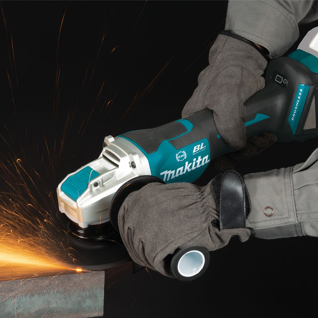 Makita 18V LXT Lithium-Ion Brushless Cordless 4-1/2 Inch/5 Inch with X-LOCK Angle Grinder (Bare Tool) from GME Supply