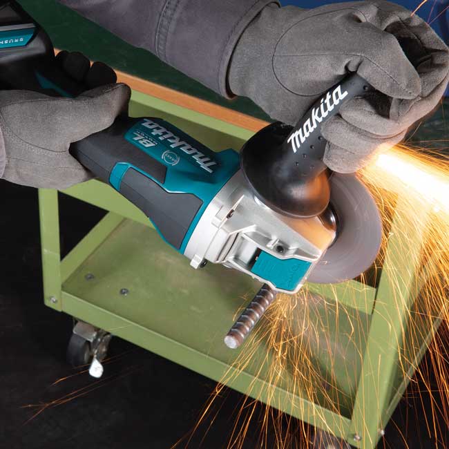 Makita 18V LXT Lithium-Ion Brushless Cordless 4-1/2 Inch/5 Inch with X-LOCK Angle Grinder (Bare Tool) from GME Supply