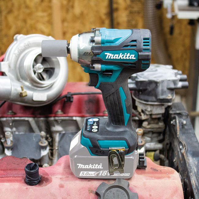 Makita 18V LXT Lithium-Ion Brushless Cordless 4-Speed 1/2 Inch Square Drive Impact Wrench with Detent Anvil (Bare Tool) from GME Supply