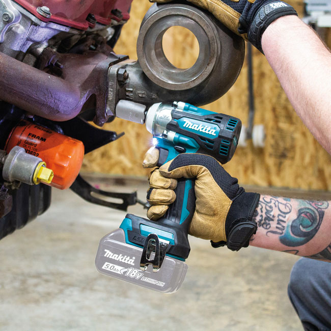 Makita 18V LXT Lithium-Ion Brushless Cordless 4-Speed 1/2 Inch Square Drive  Impact Wrench with Detent Anvil (Bare Tool)